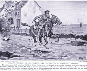 Menig Neville tildelte DCM for sin farefulle tur for å levere en viktig melding i Ypres oktober 1914